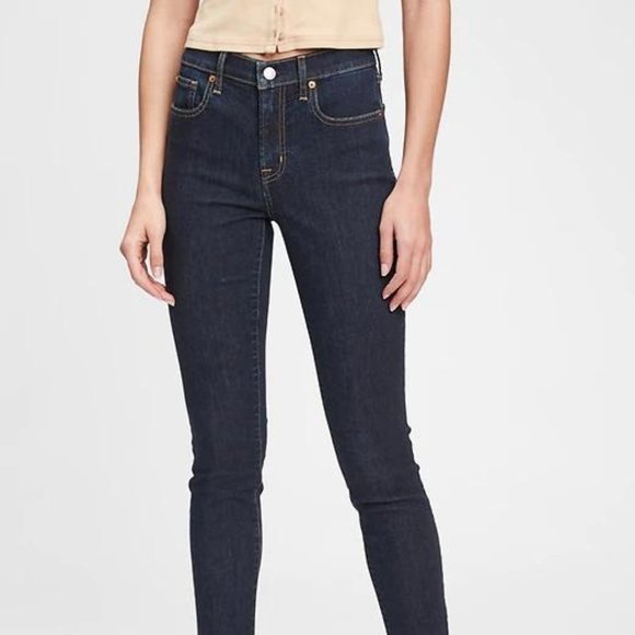 GAP Sky High Rise True Skinny Jeans NEW - Picture 1 of 7